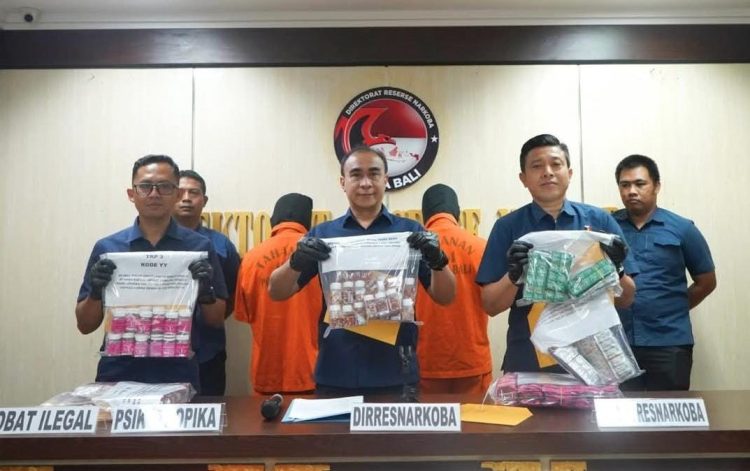 Polda Bali Bongkar Peredaran Obat Ilegal Senilai Rp2 Miliar di Kuta
