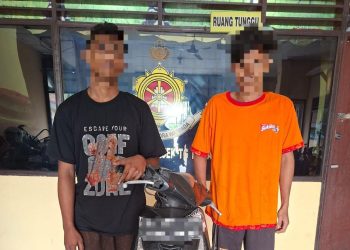 Polsek Tanjung Morawa Amankan 2 Pelaku pencurian Sepeda Motor