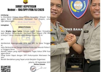 FRN NTB Resmi Dipimpin Bripka Agus Salim