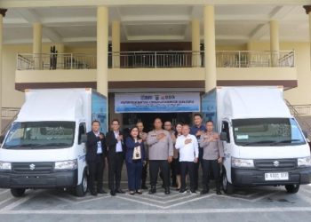 Polda Sulut Terima Bantuan Mobil Operasional SPPG 