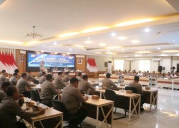 Kapolda Sulut Pimpin Taklimat Awal Audit Kinerja Tahap II T.A. 2025 
