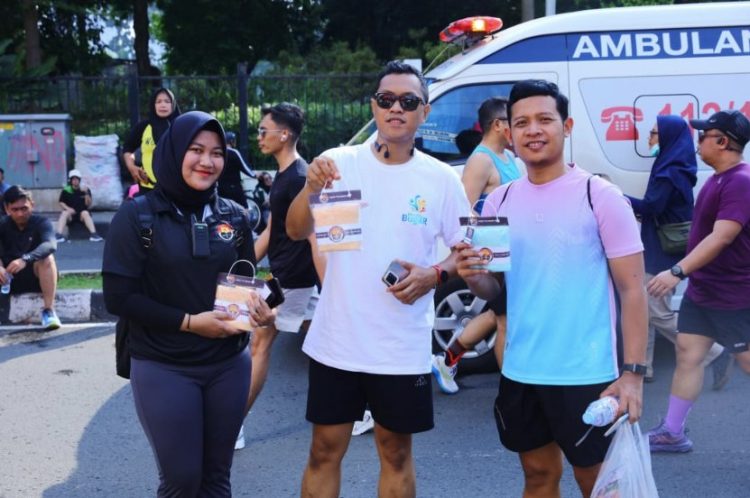 Polri Sosialisasi Hak untuk Tahu dengan Cara Seru di CFD Sudirman