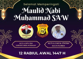 DPP dan DPW FRN Counter Polri Sampaikan Ucapan Selamat Memperingati Maulid Nabi Muhammad SAW 1447 H
