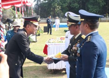 Wakapolda Bali Hadiri Upacara HUT TNI ke-80