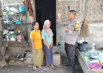 Bripka Agus Rencanakan Bedah Rumah Anak Yatim-Piatu di Desa Bagik Papan