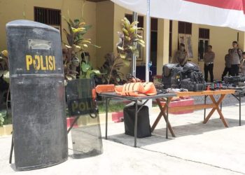 Kapolda Sulbar Kunjungan ke Kompi 4 Batalyon A Brimob Polman