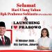Launching Relawan “I Love Prabowo” Digelar di Jakarta, Bertepatan dengan Hari Ulang Tahun Presiden RI Prabowo Subianto