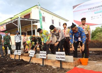 Kapolda Kalteng Dukung Pembangunan KDKMP Kodam XXII Tambun Bungai