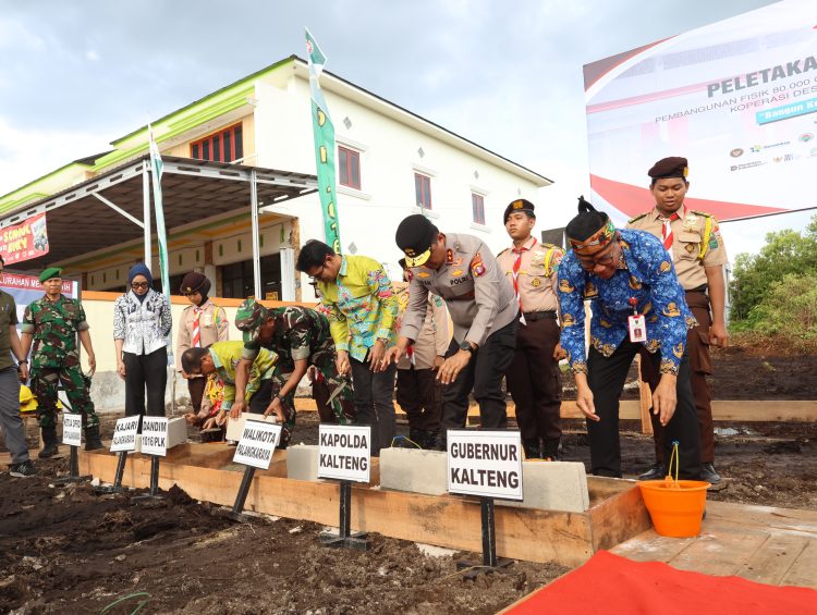 Kapolda Kalteng Dukung Pembangunan KDKMP Kodam XXII Tambun Bungai