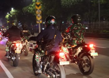 Kodim 0504 Bersama Komponen Pendukung Patroli, Ciptakan Rasa Aman Dan Nyaman