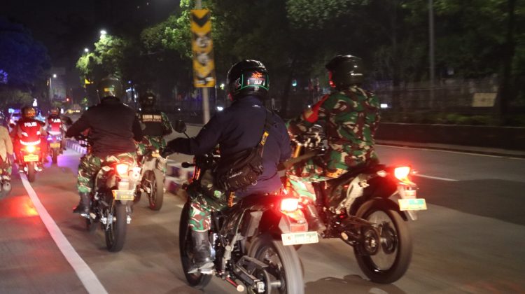 Kodim 0504 Bersama Komponen Pendukung Patroli, Ciptakan Rasa Aman Dan Nyaman