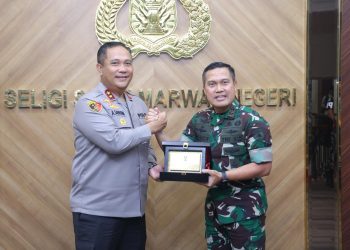 Kapolda Kepri Terima Kunjungan Pangdam XIX/Tuanku Tambusai, Bahas Stabilitas Keamanan