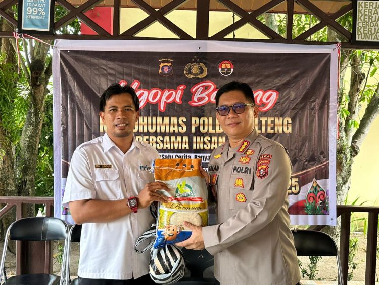 Jalin Sinergi, Bidhumas Polda Kalteng Ngopi Bareng Bersama Awak Media