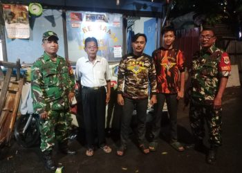 Jaga Keamana Kodim 0504/JS Bersam Komduk Patroli di Wilaya Jakarta Selatan