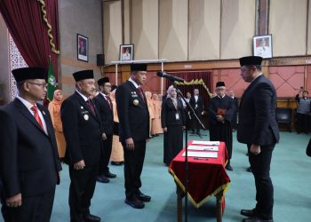 Lantik 250 Pejabat, Wali Kota Bekasi Tri Adhianto Tegaskan Komitmen Anti Jual Beli Jabatan