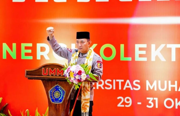 Kapolri Ajak Mahasiswa Berkontribusi Wujudkan Indonesia Emas 2045