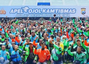 Kakorlantas Agus Suryonugroho Hadiri Apel Ojol Kamtibmas di Malang