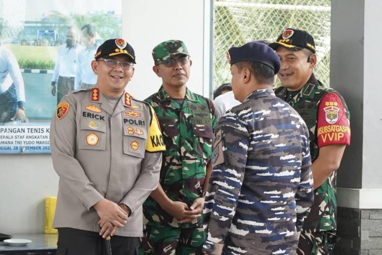 Polres Metro Jakut Gelar Pengamanan Presiden RI dalam Rangka Kunjungan Kerja ke Kolinlamil Jakarta Utara