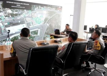 Astamaops Kapolri bersama Kapolda NTB Tinjau Posko Command Center Ops Mandalika Rinjani