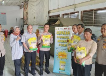 Dukung Ketahanan Pangan, Polsek Metro Penjaringan Gelar Program Beras Murah