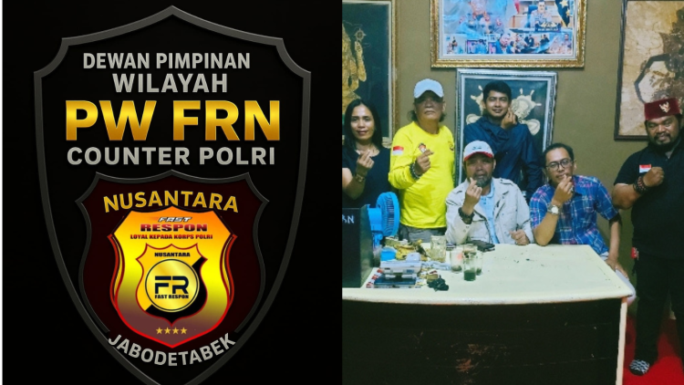 Ketua Umum Agus Flores ACC Logo Baru DPW PW FRN Counter Polri Jabodetabek