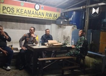 Kodim 0505 dan Komduk Gelar Patroli Siskamling di Matraman