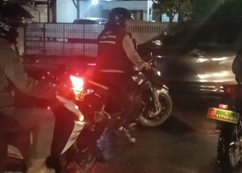 Kodim 0505 Gelar Patroli Siskamling Bersama Komduk di Duren Sawit