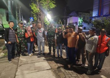 Kodim 0505 JT Gelar Patroli Siskamling Bersama Komduk di Matraman