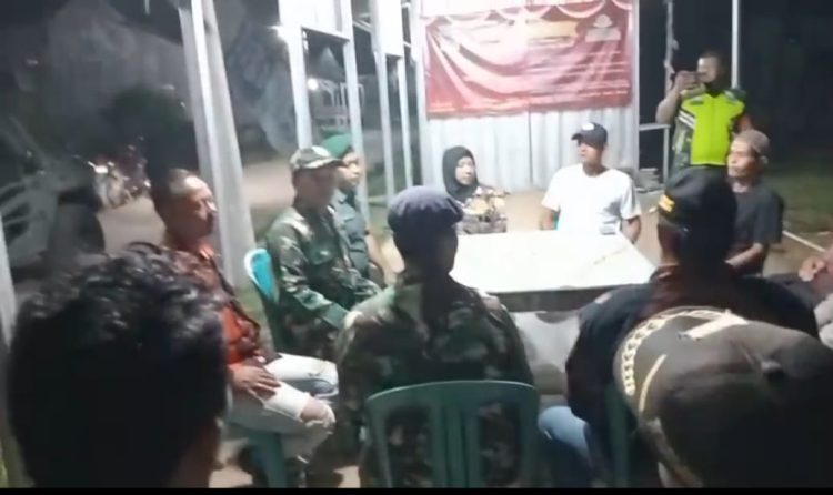 Sinergi TNI Bersama Komponen Pendukung, Patroli Gabungan Amankan Wilayah Serang Baru Bekasi
