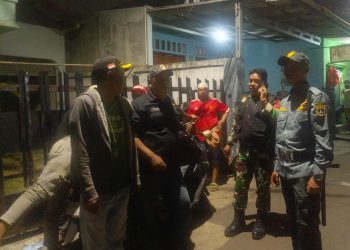 Kolaborasi Kodim 0505 dan Komduk Gelar Patroli Siskamling di Kramatjati