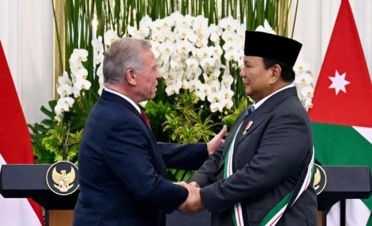 Presiden Prabowo Terima Penghargaan dari Raja Abdullah II ibn Al Hussein