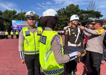 Kapolda Sultra Pimpin Apel Gelar Pasukan Operasi Zebra Anoa 2025