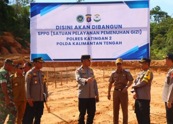 Wakapolda Kalteng Tinjau Pembangunan SPPG 2 di Sanaman Mantikei Polres Katingan