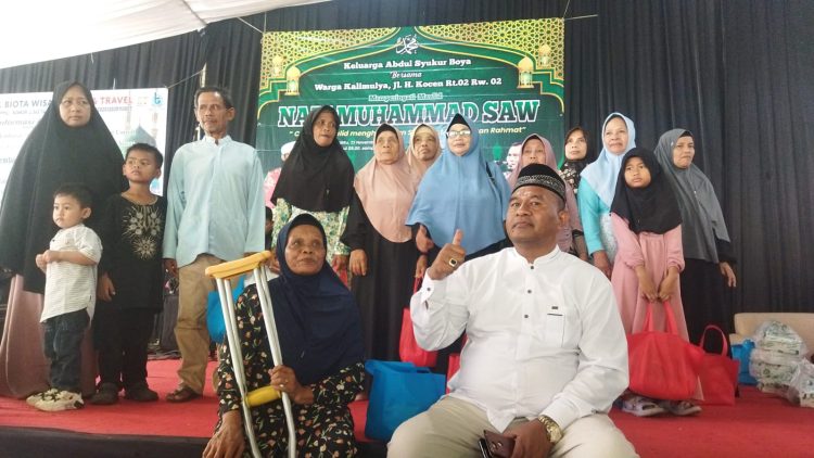 Ratusan Warga Hadiri Maulid Nabi di Cluster Ammara Kocen, Dimeriahkan KH. Jaka Gledek