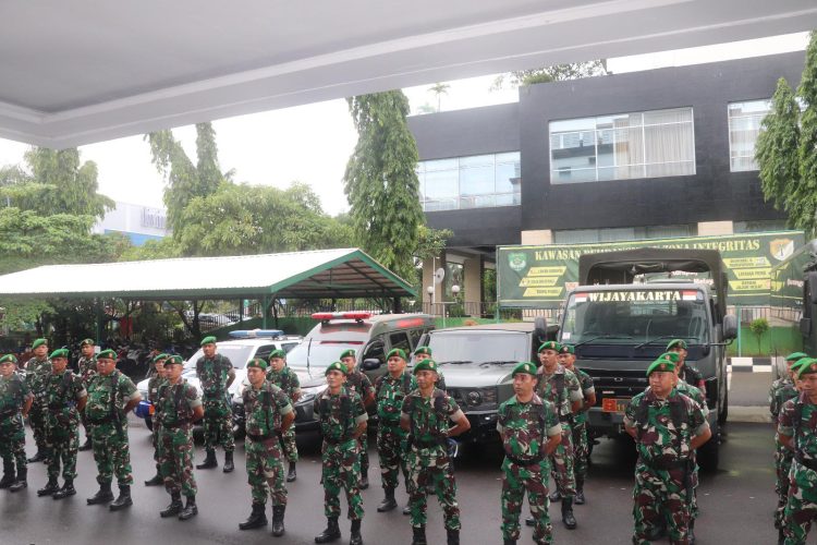 Sambut Natal 2025, Korem 051/Wijayakarta Siagakan Personel dan Alkap