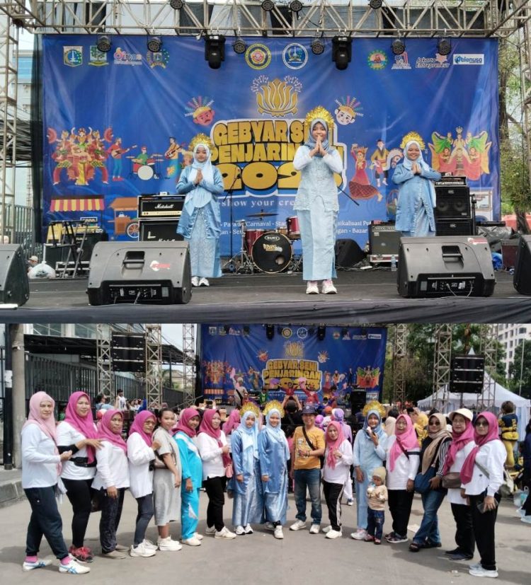 Penampilan Tari Zapin RW 013 Kelurahan Penjaringan Meriahkan Gebyar Seni 2025