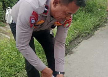Polsek Tambun Polres Bekasi Amankan Ular Liar dari Rumah Warga