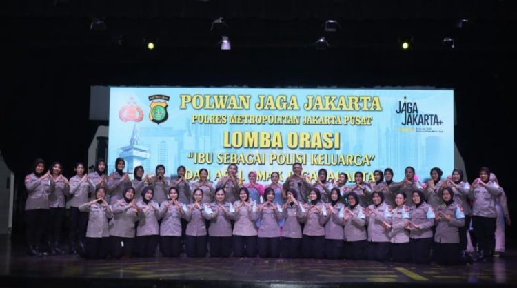 Polres Metro Jakarta Pusat Gelar Lomba Orasi Bertema “Ibu sebagai Polisi Keluarga”
