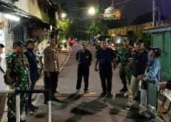 Jalin Komunikasi Sosial, Kodim 0505 Bersama Komduk Gelar Patroli Keliling di Cakung