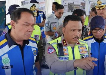 Kakorlantas Polri dan Stakeholder Tinjau Kesiapan Tol Japek II Selatan Jelang Lebaran 2026