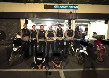 Tim Serigala Patroli Jaga Jakarta Polres Bekasi Kota Ringkus Remaja Pembawa Celurit yang Tawuran