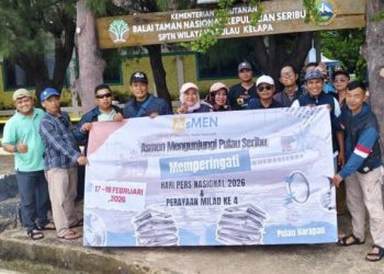 ASMEN Gelar Wisata Edukasi Konservasi Penyu di Pulau Kelapa Dua