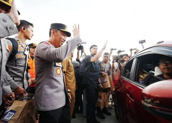 Tinjau Kalikangkung, Kapolri Pastikan Rekayasa Lalin dan Layanan Mudik Siap Maksimal