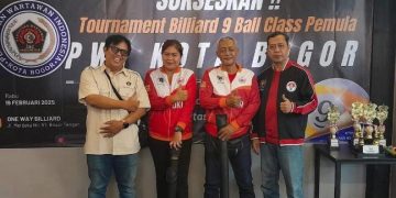 Bidik Prestasi Nasional, PWI DKI Matangkan Tim Biliar Lewat Laga Uji Tanding