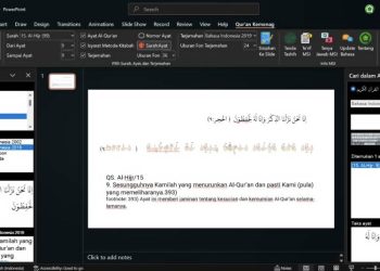 Permudah Dakwah dan Edukasi, Kemenag Rilis Aplikasi Al-Qur’an Terintegrasi PowerPoint